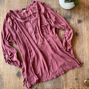 We the Free Vintage Mauve Tunic